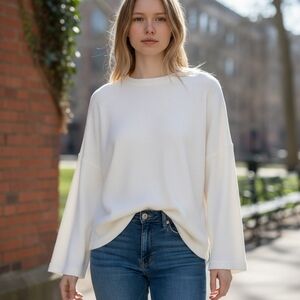 Soft Surroundings Cream Sweatshirt